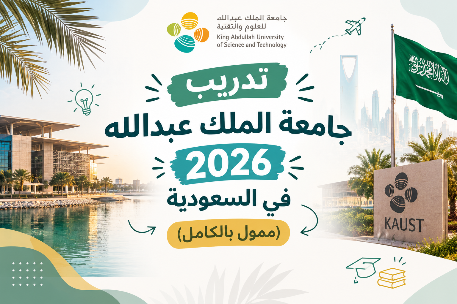 تدريب جامعة الملك عبدالله 2026 في السعودية (ممول بالكامل): دليلك الكامل للتقديم