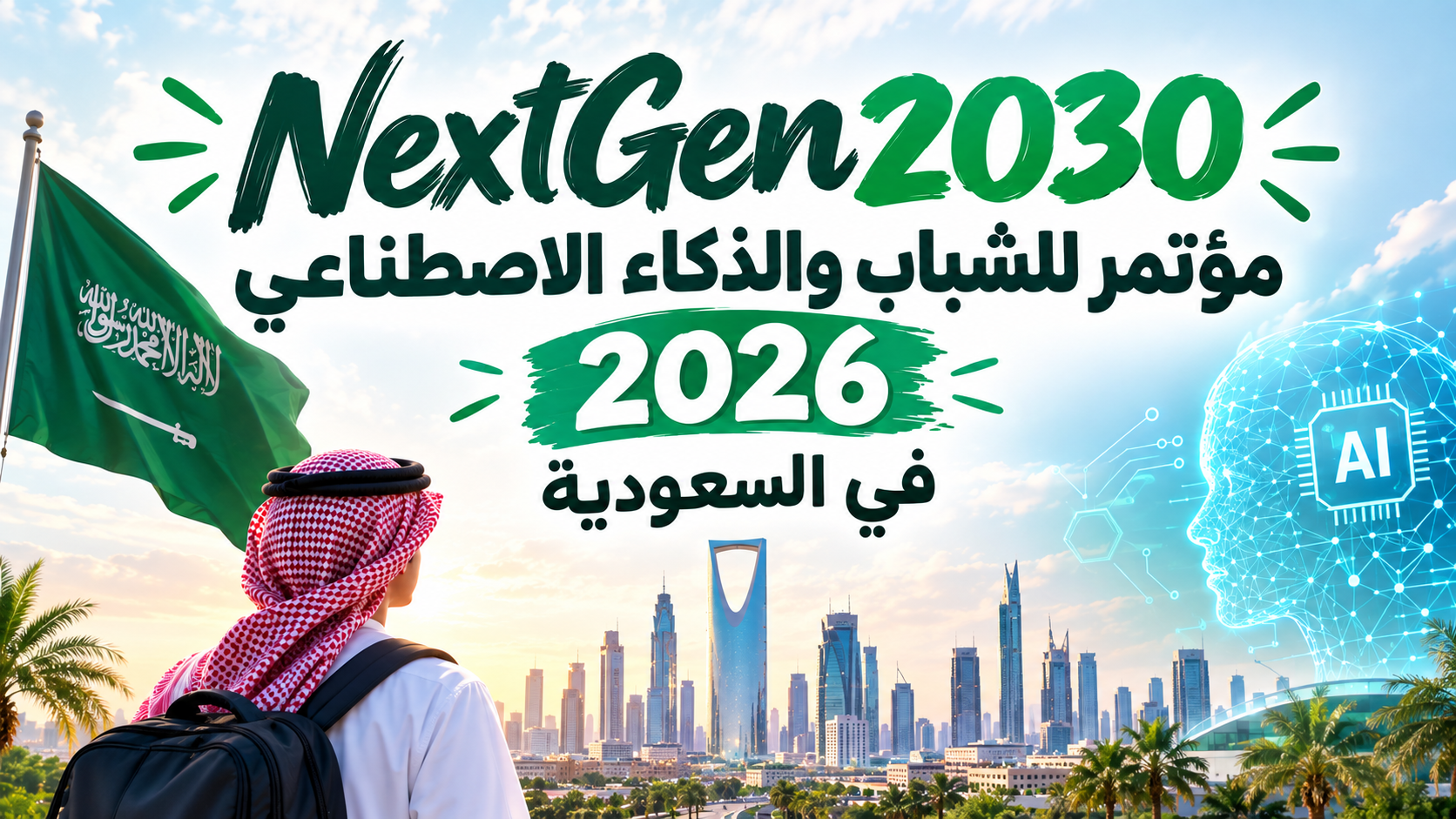 مؤتمر NextGen2030 للشباب والذكاء الاصطناعي 2026 في السعودية: دليلك الكامل للتقديم