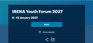 منتدى IRENA للشباب 2027 في أبوظبي الإمارات