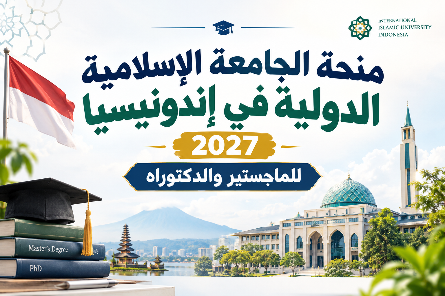 منحة الجامعة الإسلامية الدولية في إندونيسيا 2027 للماجستير والدكتوراه: دليلك الكامل للتقديم